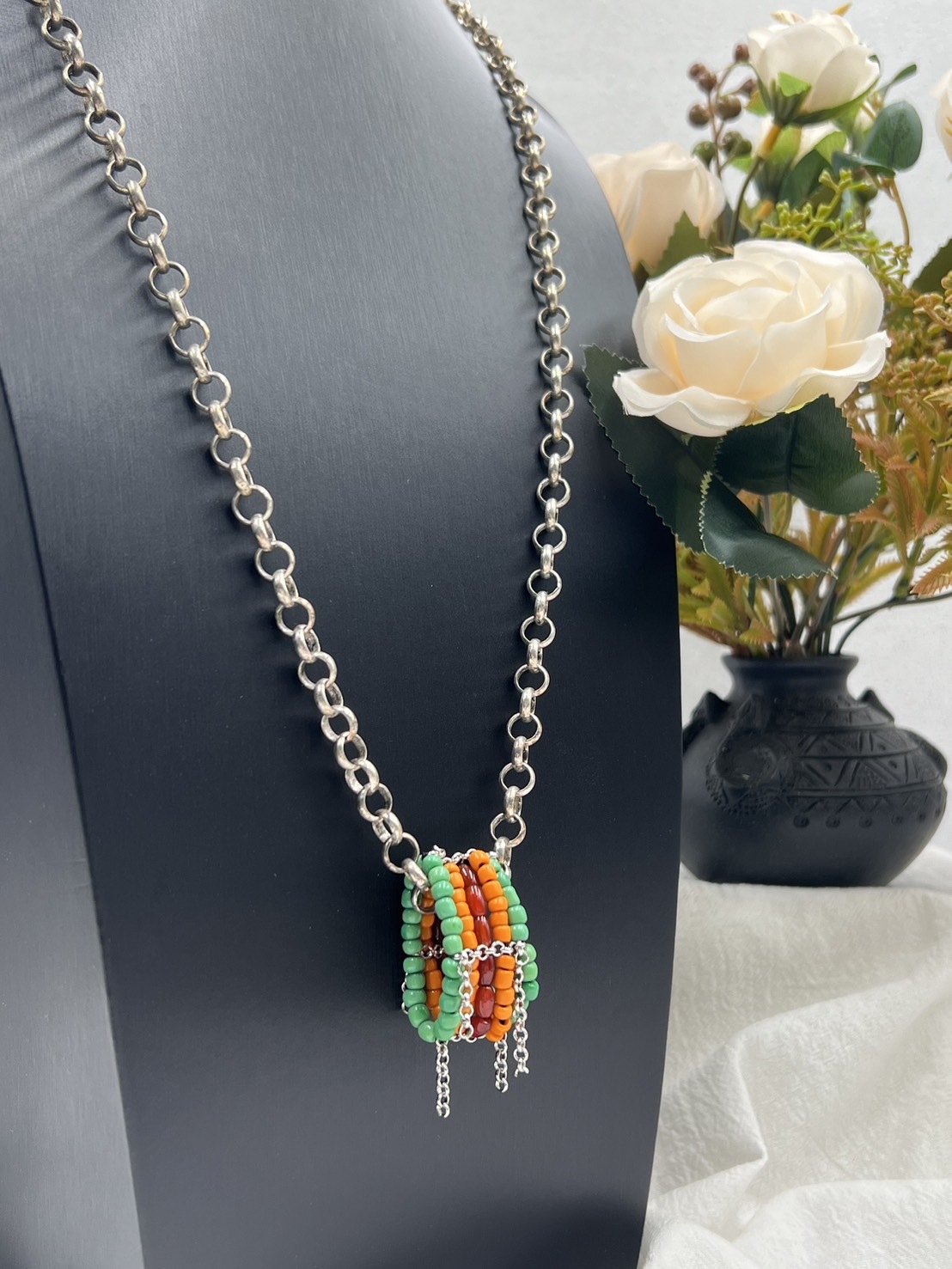 No.6傳統串珠戒指戒圍7cm