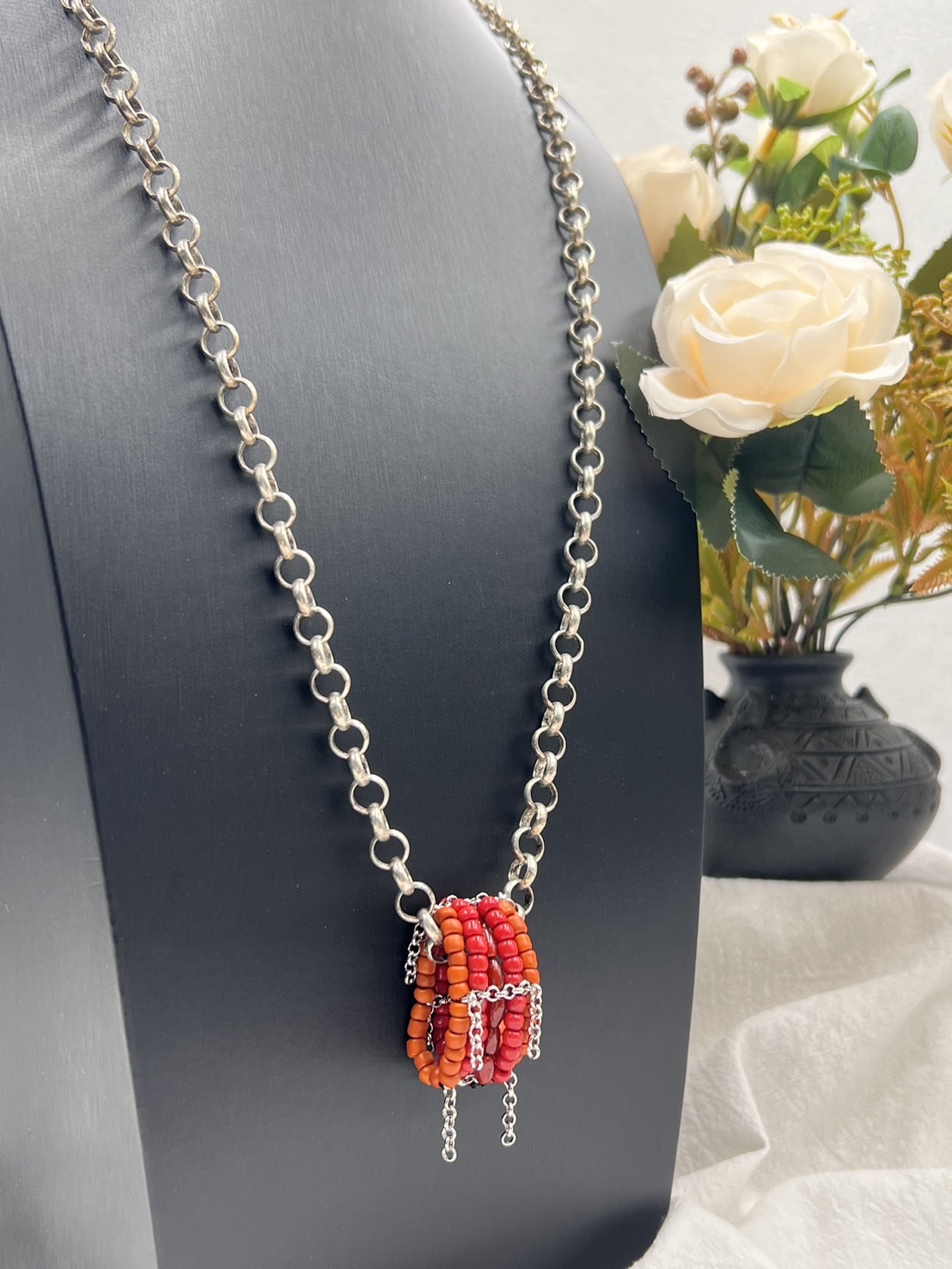 No.9傳統串珠戒指戒圍7cm