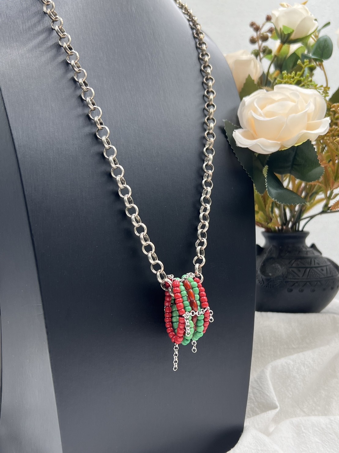 10傳統串珠戒指戒圍7cm