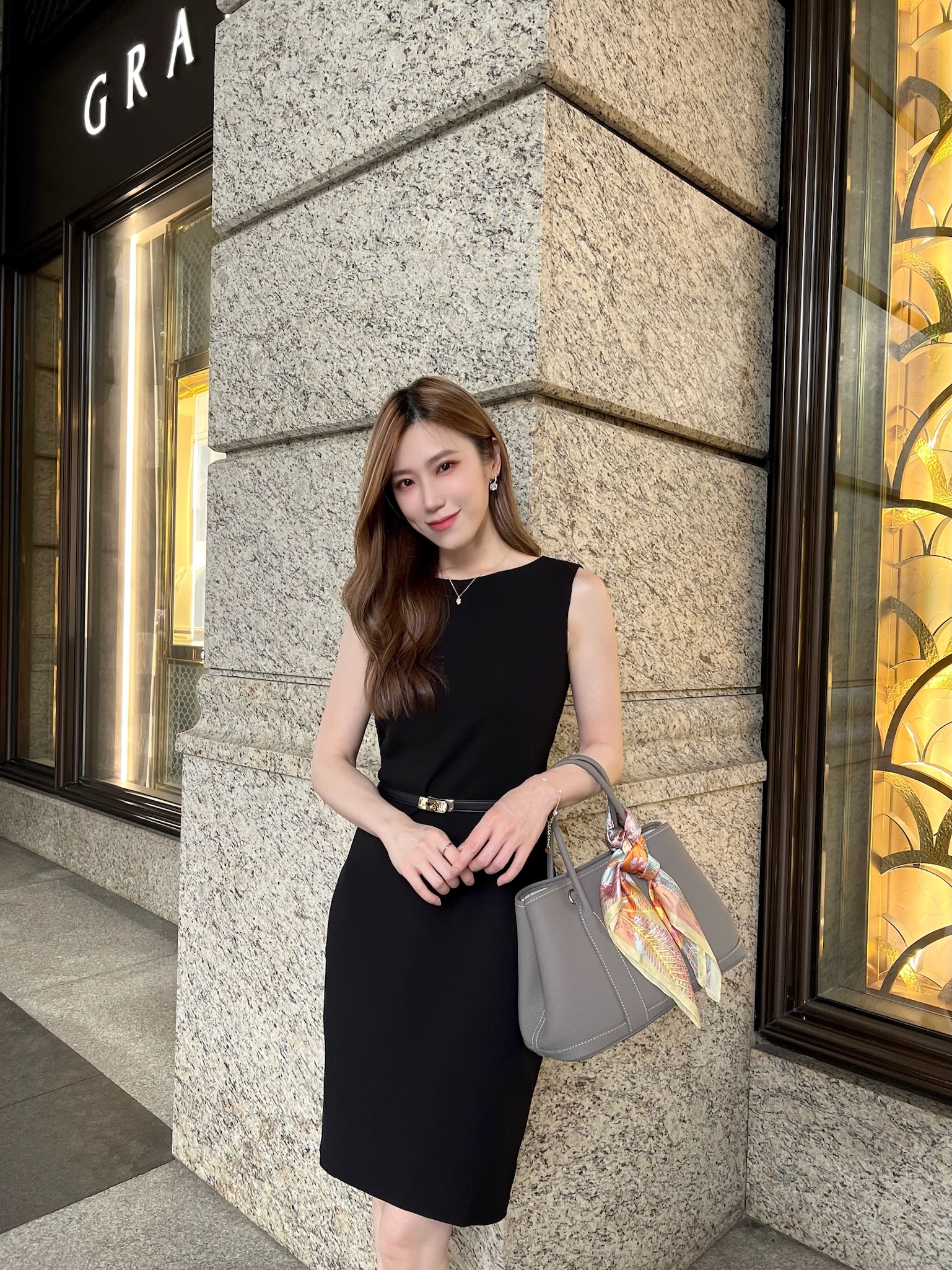 (JS自訂)經典版型歐美洋裝-黑