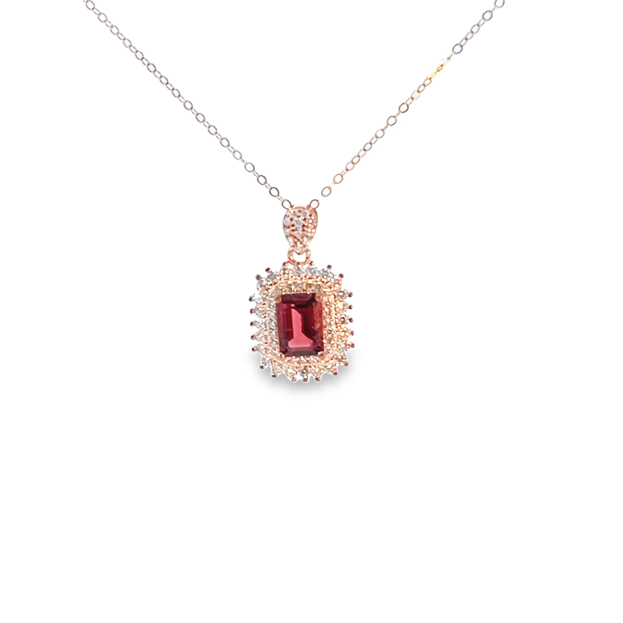 T563紅石榴石吊墜