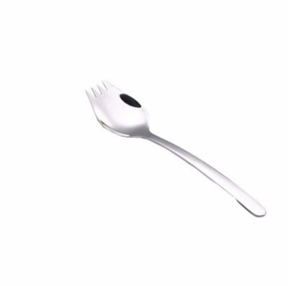Stainless steel Korean style fork salad spoon thickened long handle Single