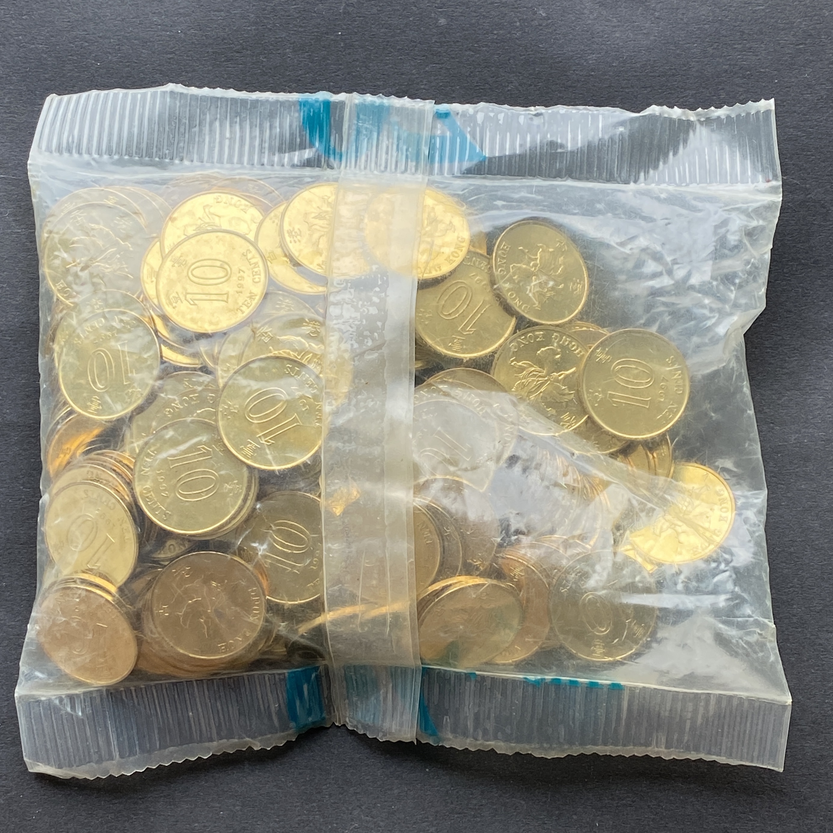 1997 Hong Kong 10 cent, 200 pieces (Face-to-face transaction, $20 discount)