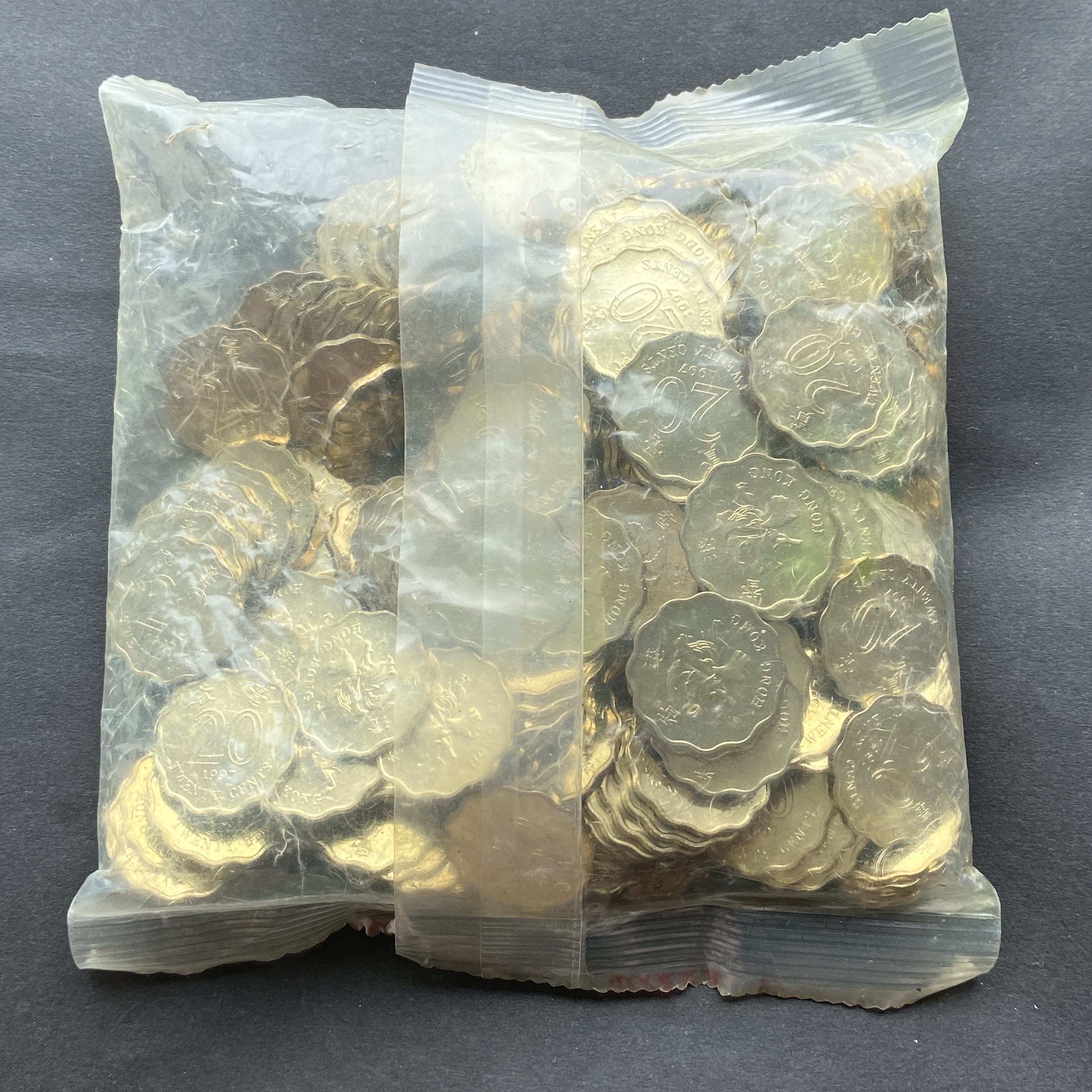 1997 Hong Kong 20 cents, 250 pieces (Face-to-face transaction, $20 discount)