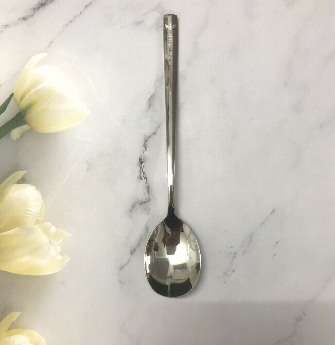【1pcs】Round Spoon Stainless Steel Spoon (20.5cm length)