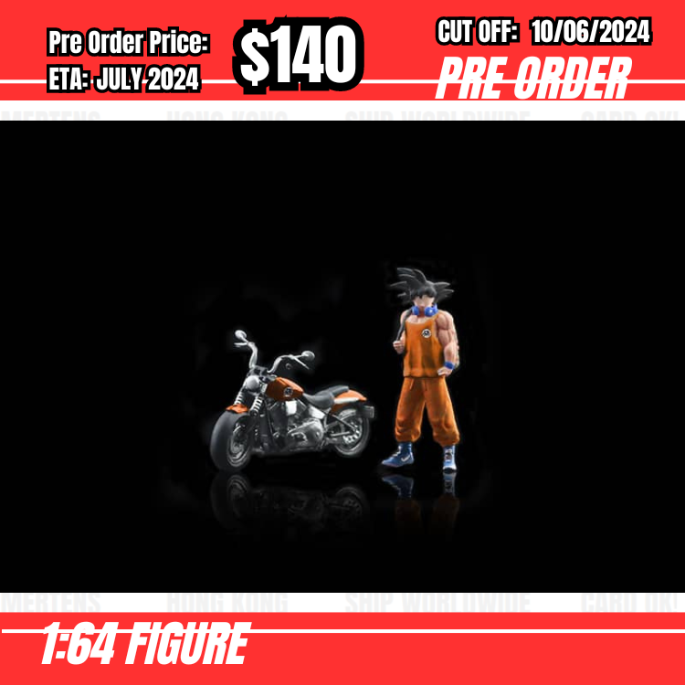PO-$140 * Moreart * 1:64 Figure - Wukong Motocycle Doll [OD01/06]