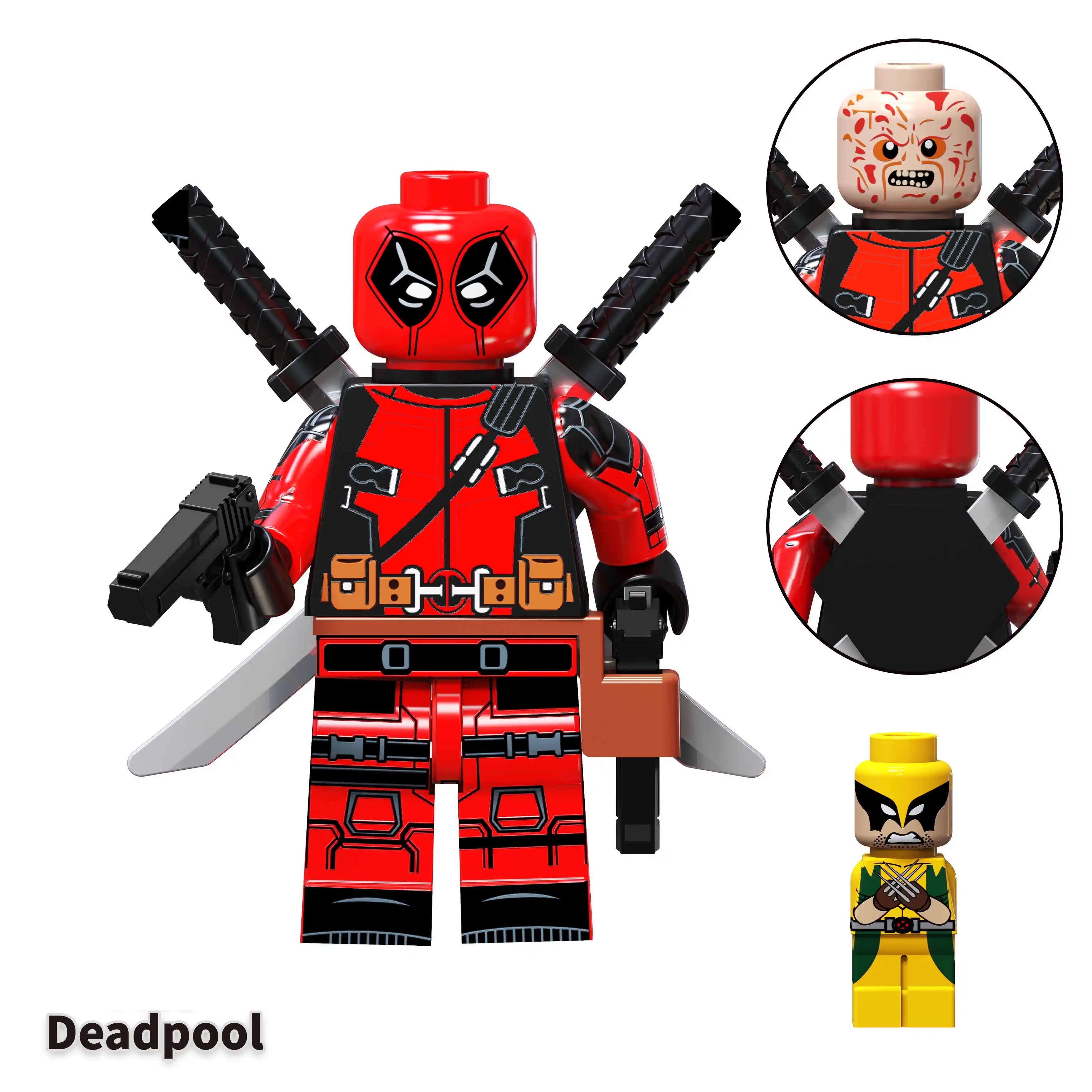 Deadpool Marvel Minifigs Fit Lego TV1024