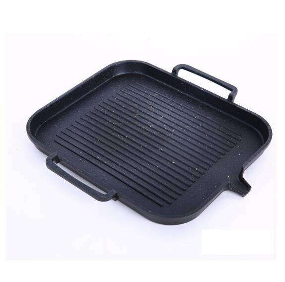 Korean square teppanyaki non-stick induction cooker barbecue plate barbecue plate barbecue plate barbecue plate | barbecue plate | Korean barbecue plate | Korean barbecue plate | Korean barbecue plate | barbecue plate **Random packaging** 