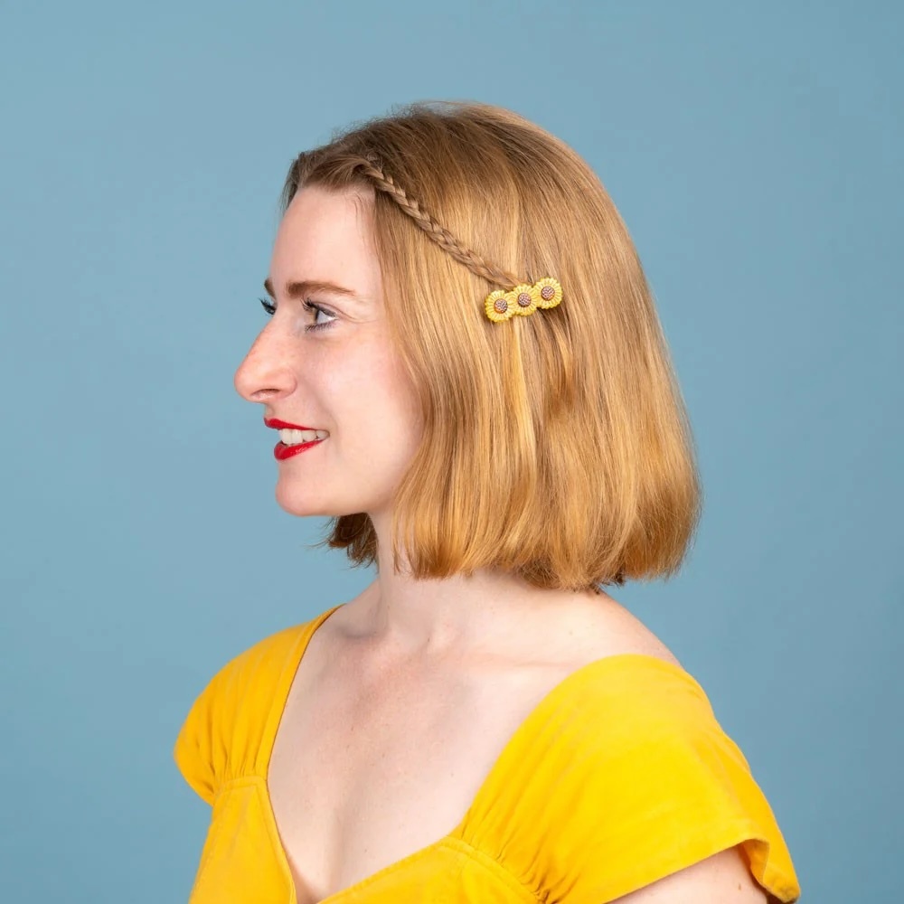 SUNFLOWER HAIR CLIP｜Coucou Suzette
