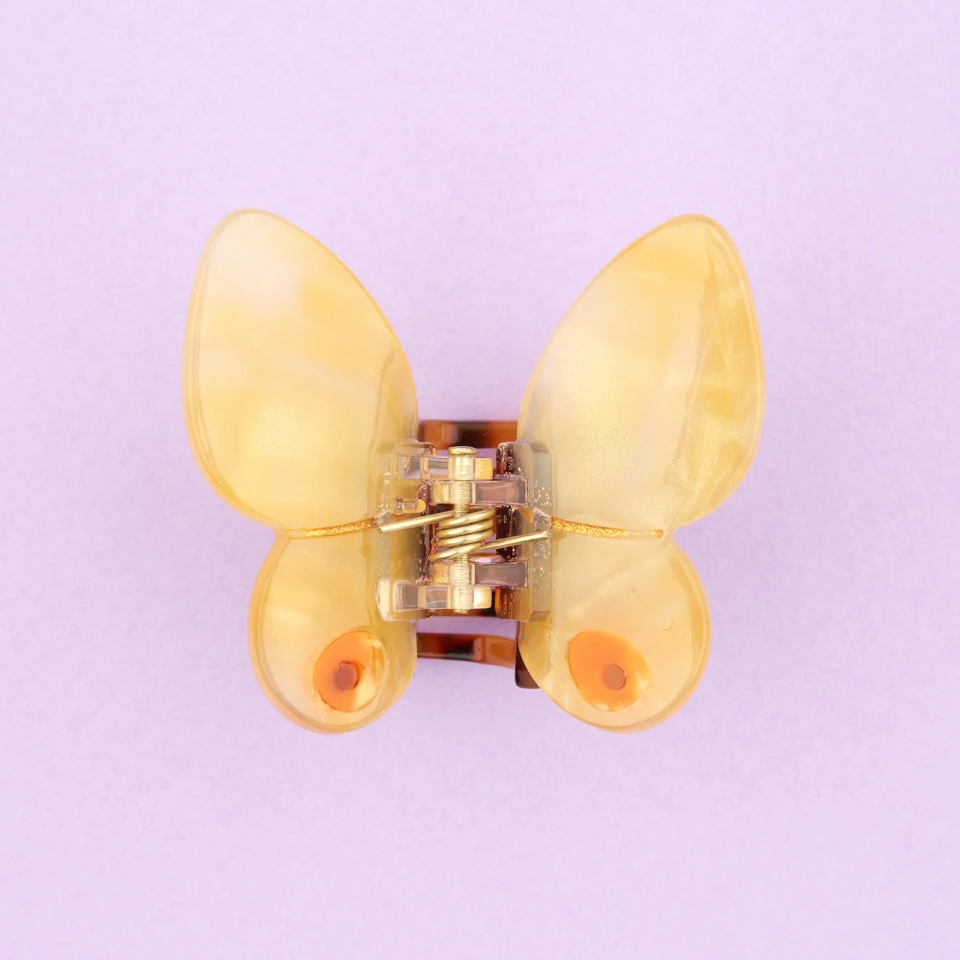 YELLOW BUTTERFLY MINI HAIR CLAW｜Coucou Suzette