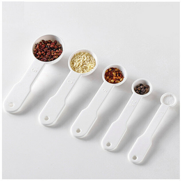 Measuring spoon set (set of 5 measuring spoons)|Measuring spoon cup|Spice spoon| Measuring cup|Measuring spoon| Teaspoon measuring spoon Yeast measuring spoon|measuring spoon|spoon