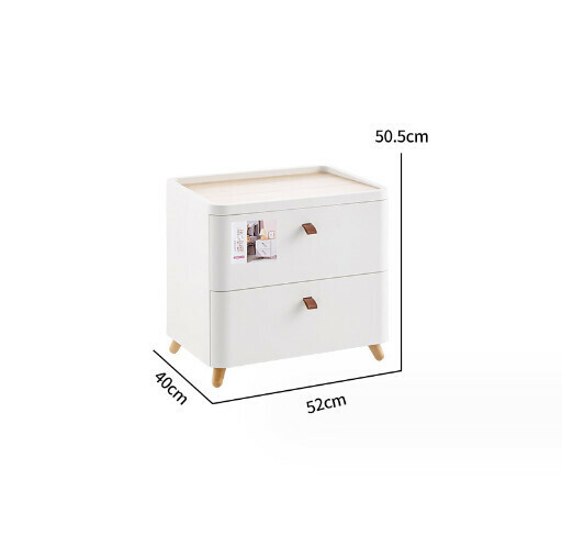 Hot Push Drawer Storage Cabinet Bedside Table [Large Size 2nd Floor]