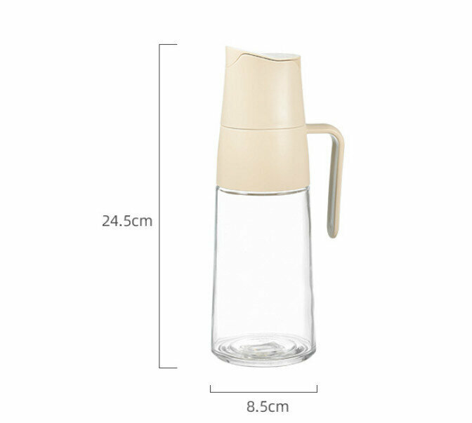 新款自動開合重力感應玻璃壺（4229高檔款）（尺寸24.5cm*8.5cm）（容量600ml）