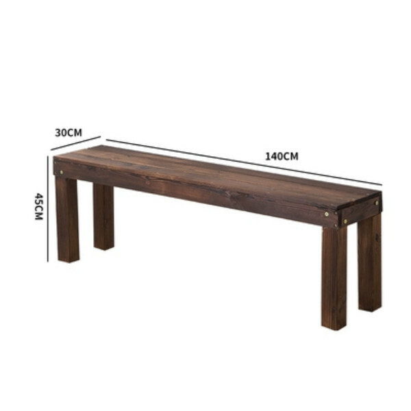 New fir solid wood furniture, outdoor furniture, flower stand, shoe changing stool [30x45x140cm]