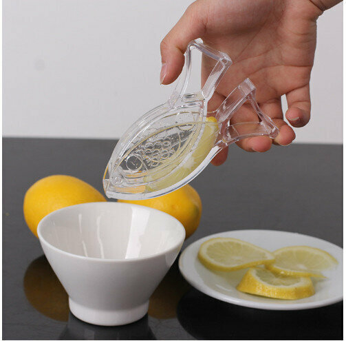 Fish-shaped clear lemon juice clips