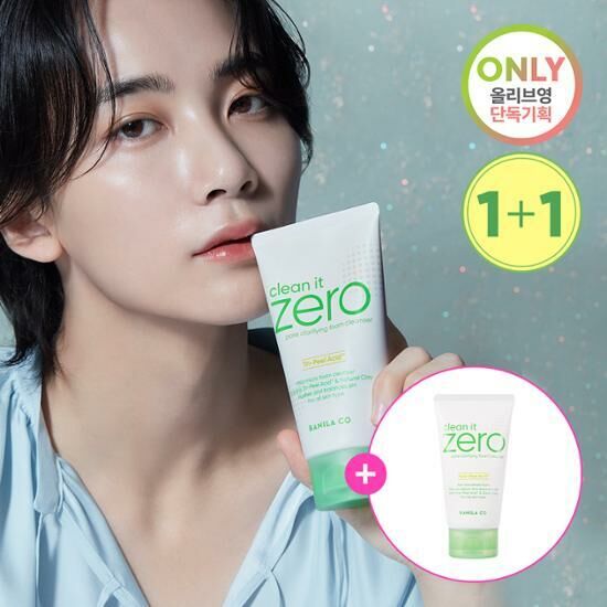 《olive young 連線》BANILA CO Clean It Zero Pore Clarifying Foam Cleanser 150mL 1+1 Special Set