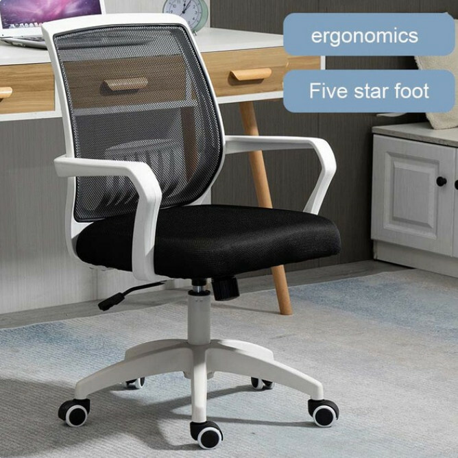 Hot Selling Dining Chair Plastic Chair Simple Modern Style Free Comfort Chair (Black)