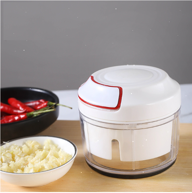 Hand Pull Garlic Puller (White)