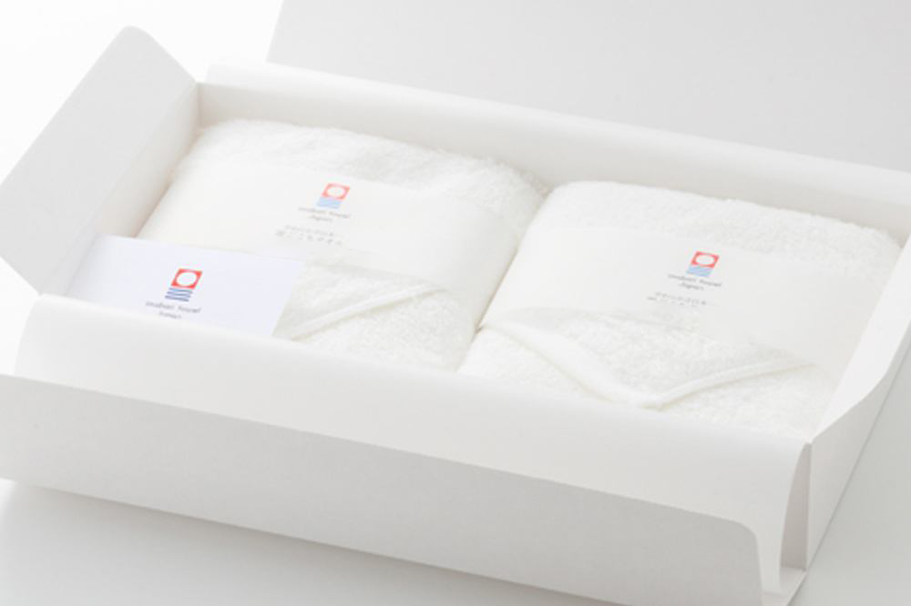 日本今治 - 「雲」100% 面巾 禮品套 34X85