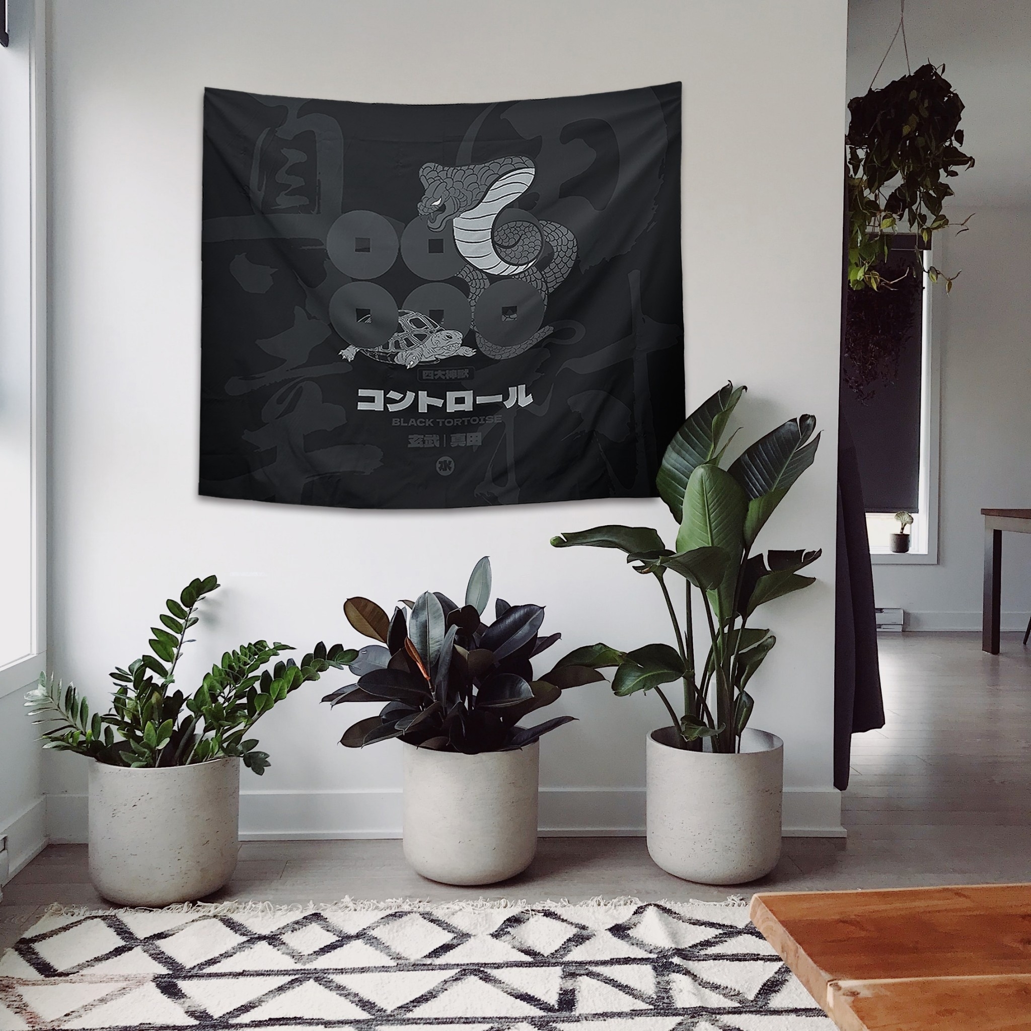 XC 裝飾掛布-四神獸玄武真田掛布