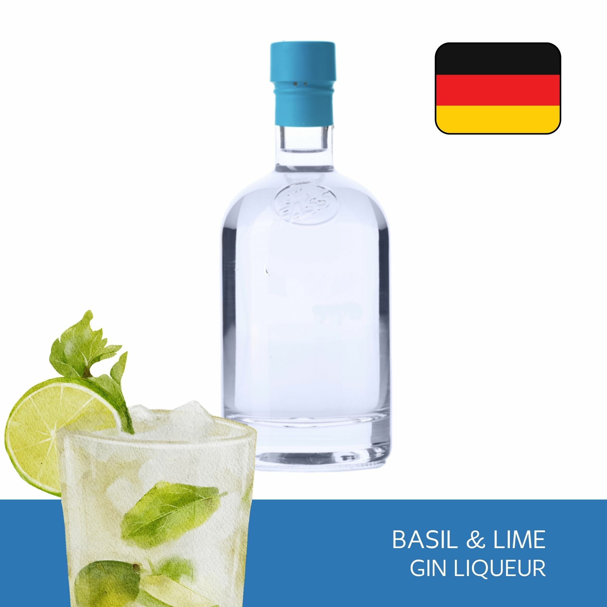 Basil & Lime Gin Liqueur 25% Vol.