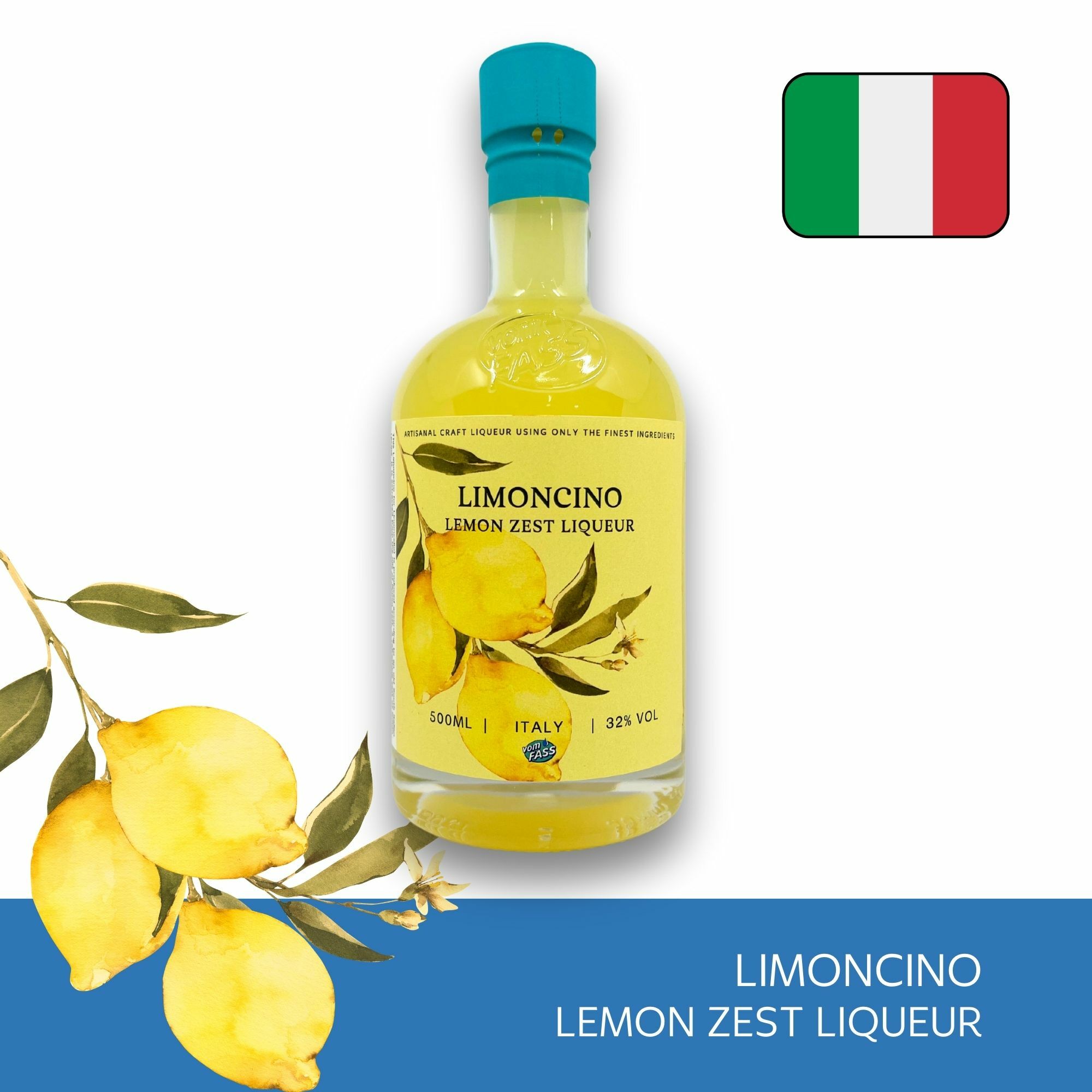Limoncino - Lemon Zest Liqueur 32% Vol.