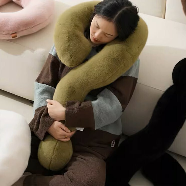 《4269》搞怪創意驚嘆號繞頸抱枕頸枕