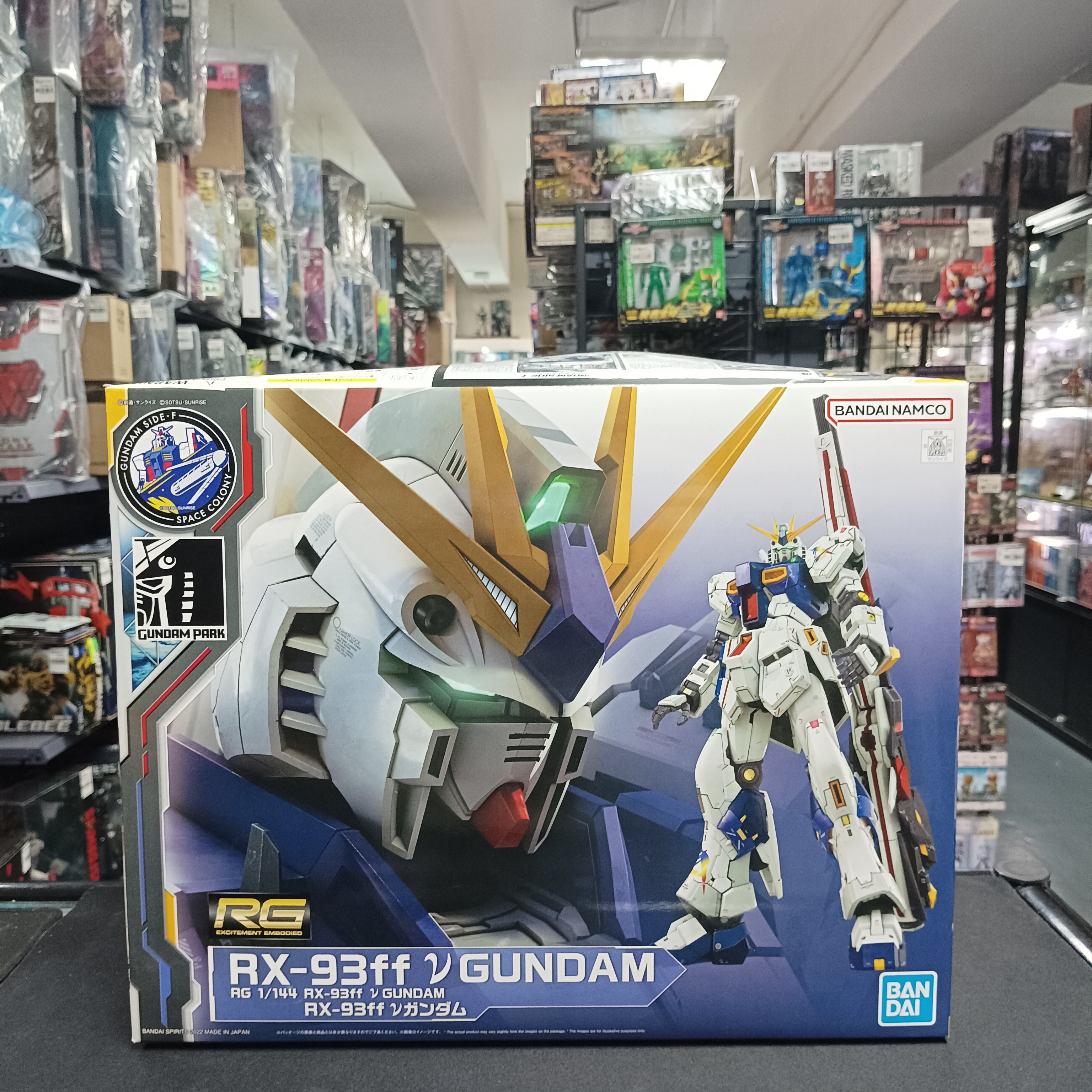 寄賣-GUNDAM-RG 1/144 RX-93ff ν高達 福岡ver