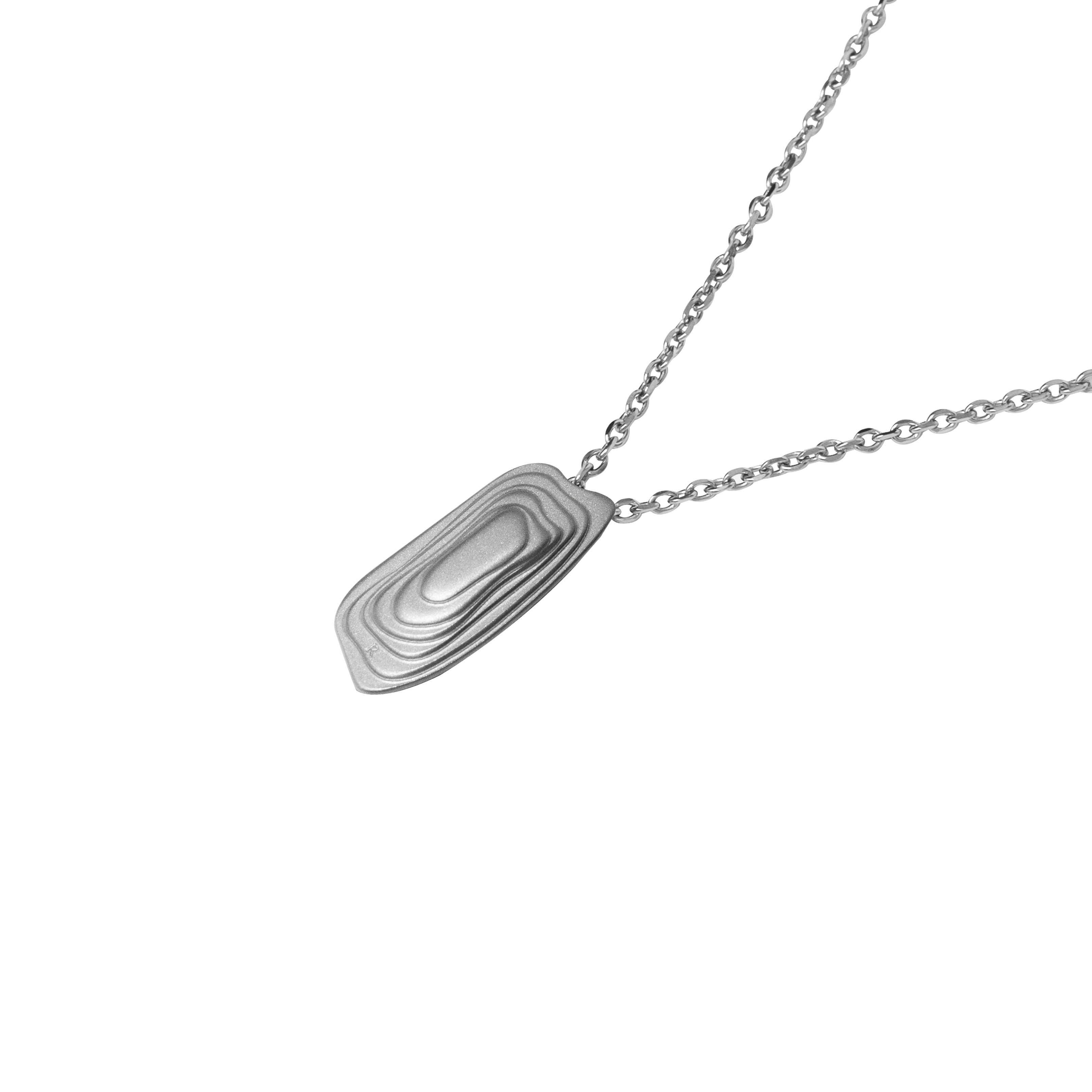 RECOVERY 雙向堆疊項鍊 (霧銀)