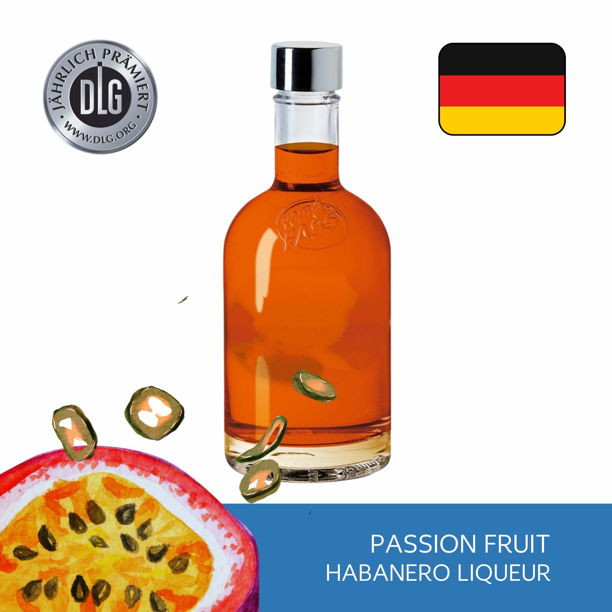 Passion Fruit Habanero Liqueur 20% Vol.