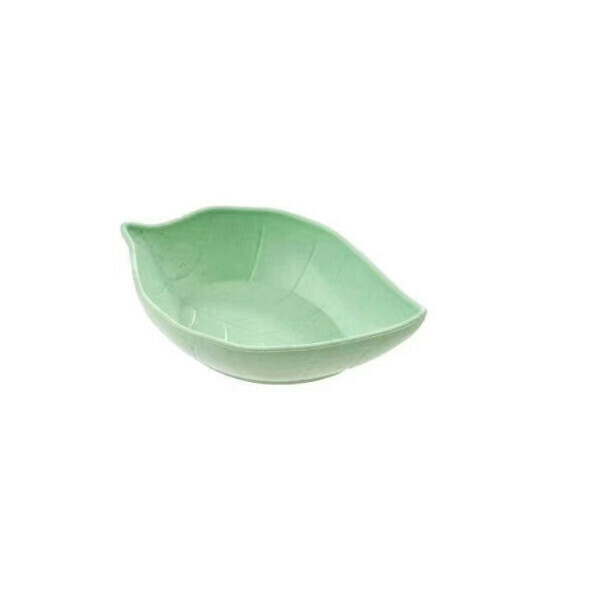 爆款日式醬料碟 點心醬料調味小菜花生碟 （單個裝  葉形綠）