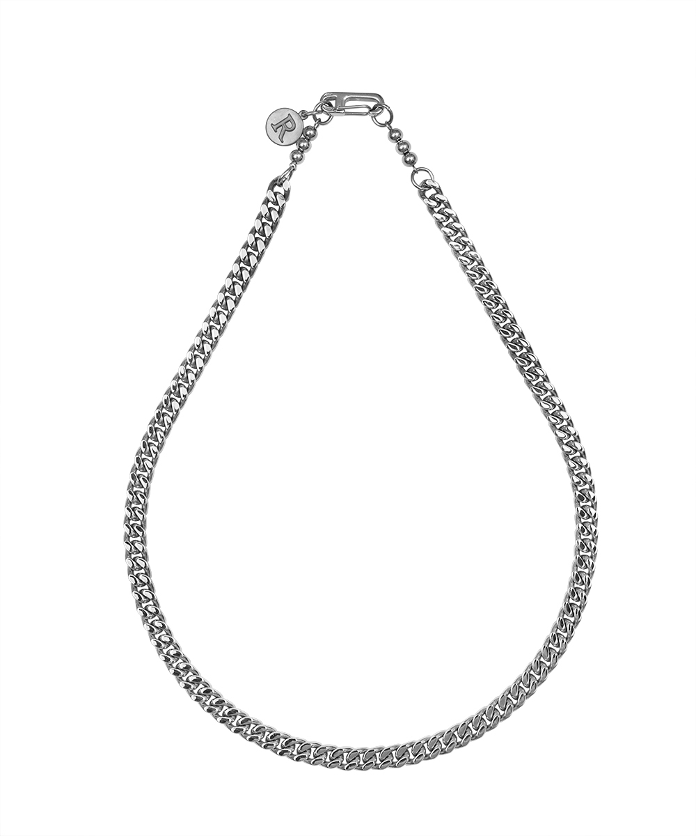 RECOVERY 厚扁鍊項鍊 (亮銀)