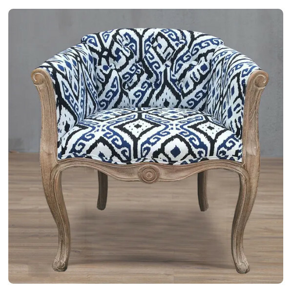 Popular solid wood antique chair American dining chair color 5: strip fabric