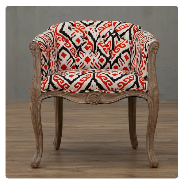 Popular solid wood antique chair American dining chair color 6: strip fabric