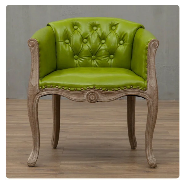 Popular solid wood antique chair American dining chair color 9: strip fabric