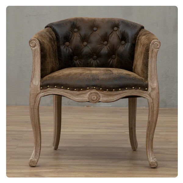 Popular solid wood antique chair American dining chair color 12: strip fabric