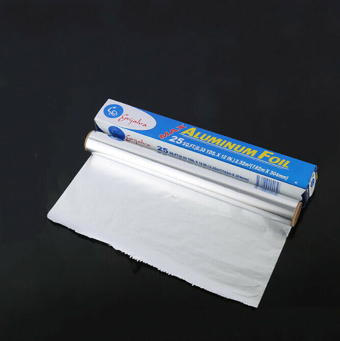 Kitchen Air Fryer Oven Tin Foil Barbecue Tin Foil Aluminum Foil (45cm*5m Packing)