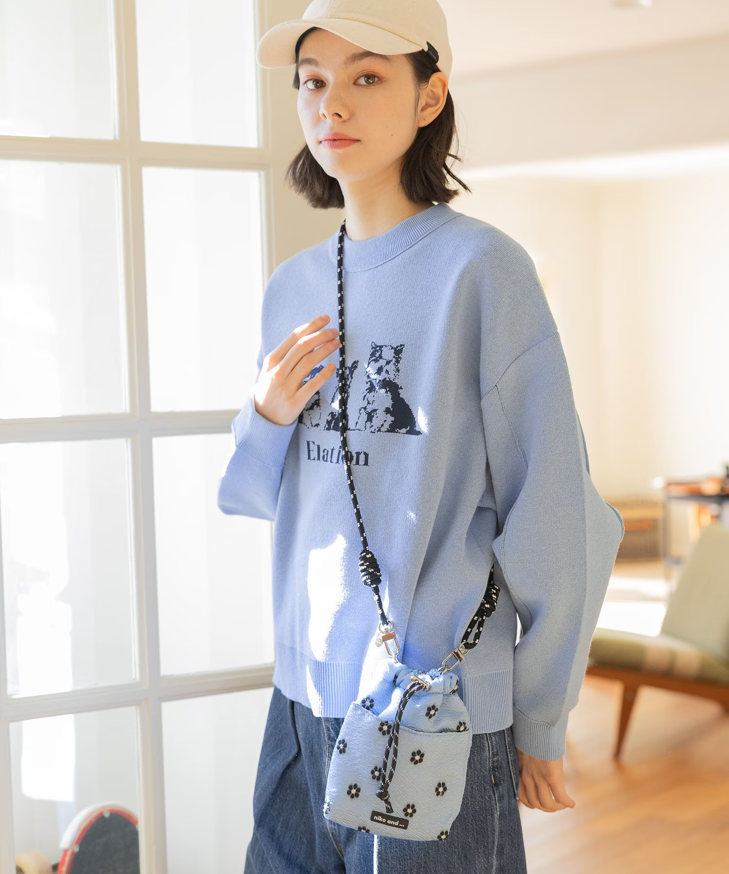 日本選物｜niko and ... 可愛索繩小水筒 BUCKET BAG ( 2色入 )