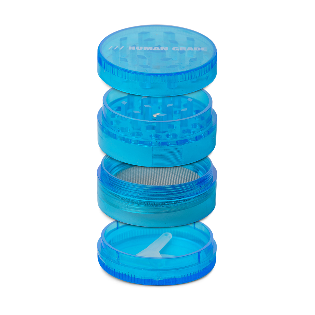4 PIECE 2" PLASTIC GRINDER BY HUMAN GRADE