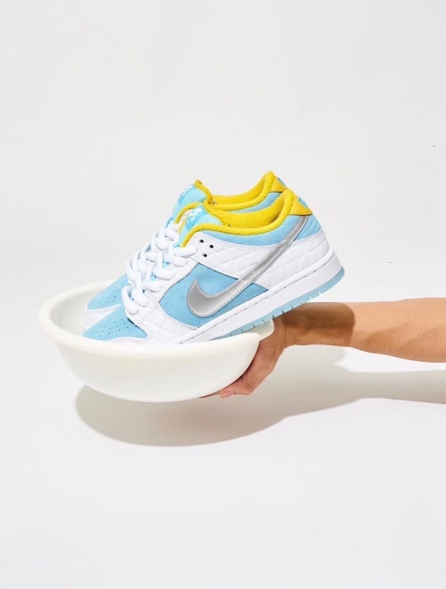 FTC X NIKE DUNK SB LOW PRO QS "LAGOON PULSE" 聯名 泡湯 水晶底 滑板鞋 DH7687400