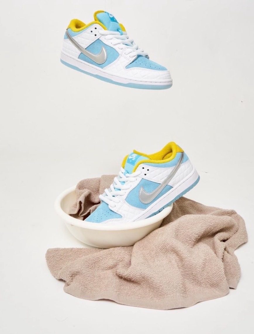 FTC X NIKE DUNK SB LOW PRO QS "LAGOON PULSE" 聯名 泡湯 水晶底 滑板鞋 DH7687400