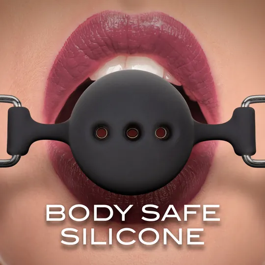 Blush Novelties - Noir: Breathable Silicone Ball Gag 透氣矽膠口塞