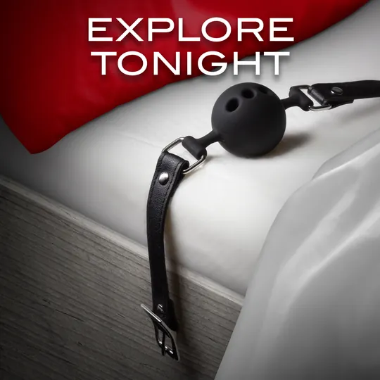 Blush Novelties - Noir: Breathable Silicone Ball Gag 透氣矽膠口塞