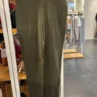 [S] MOSCHINO LOGO TAPE UPPER WAIST HOME PANTS,OLIVE, 221ZUA431190030430 (SM860)