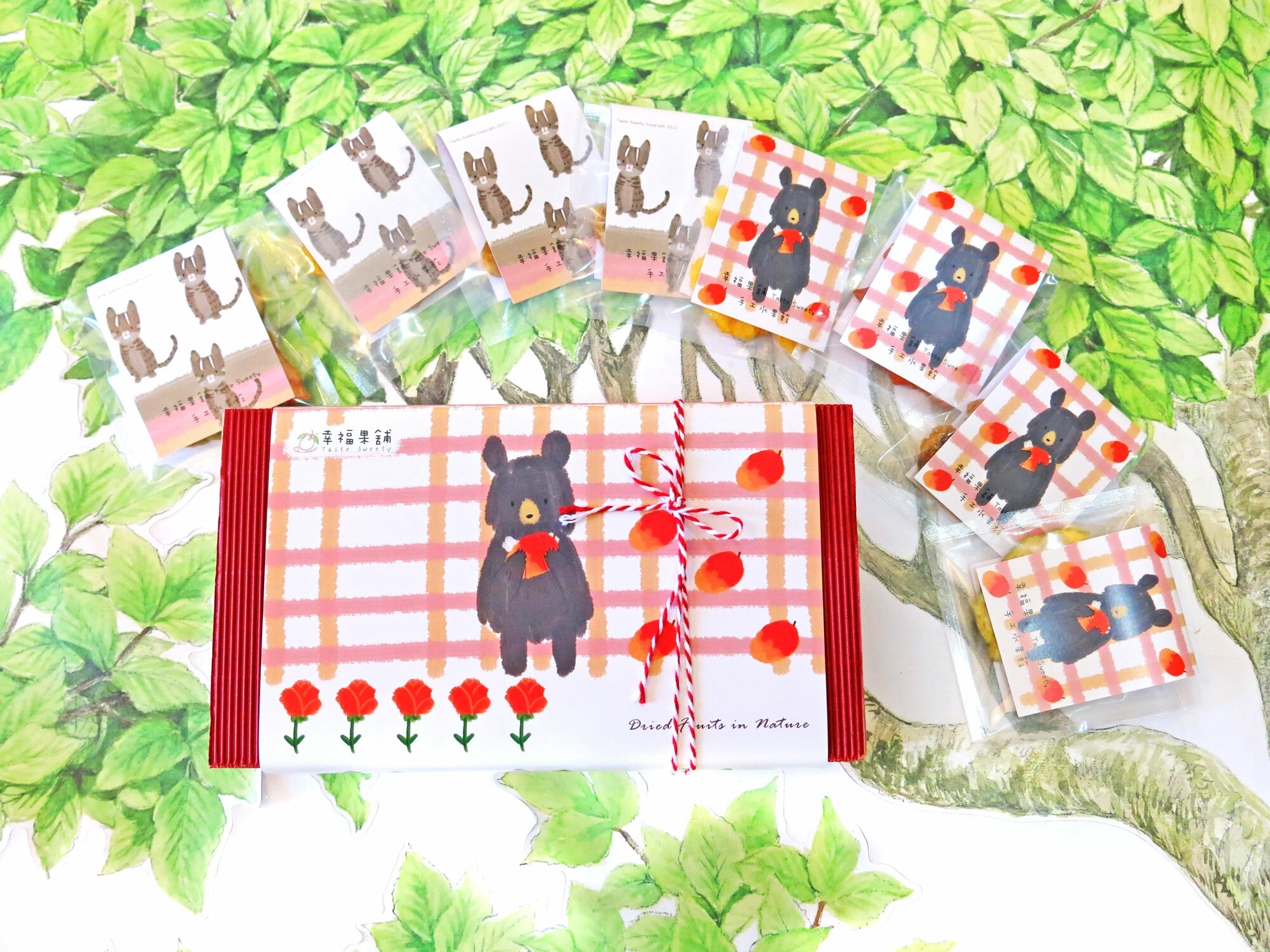 芒果熊水果乾小禮盒8入