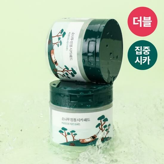 《Olive young連線》ROUND LAB Pine Tree Soothing Cica Pad Double Pack 50+50pcs