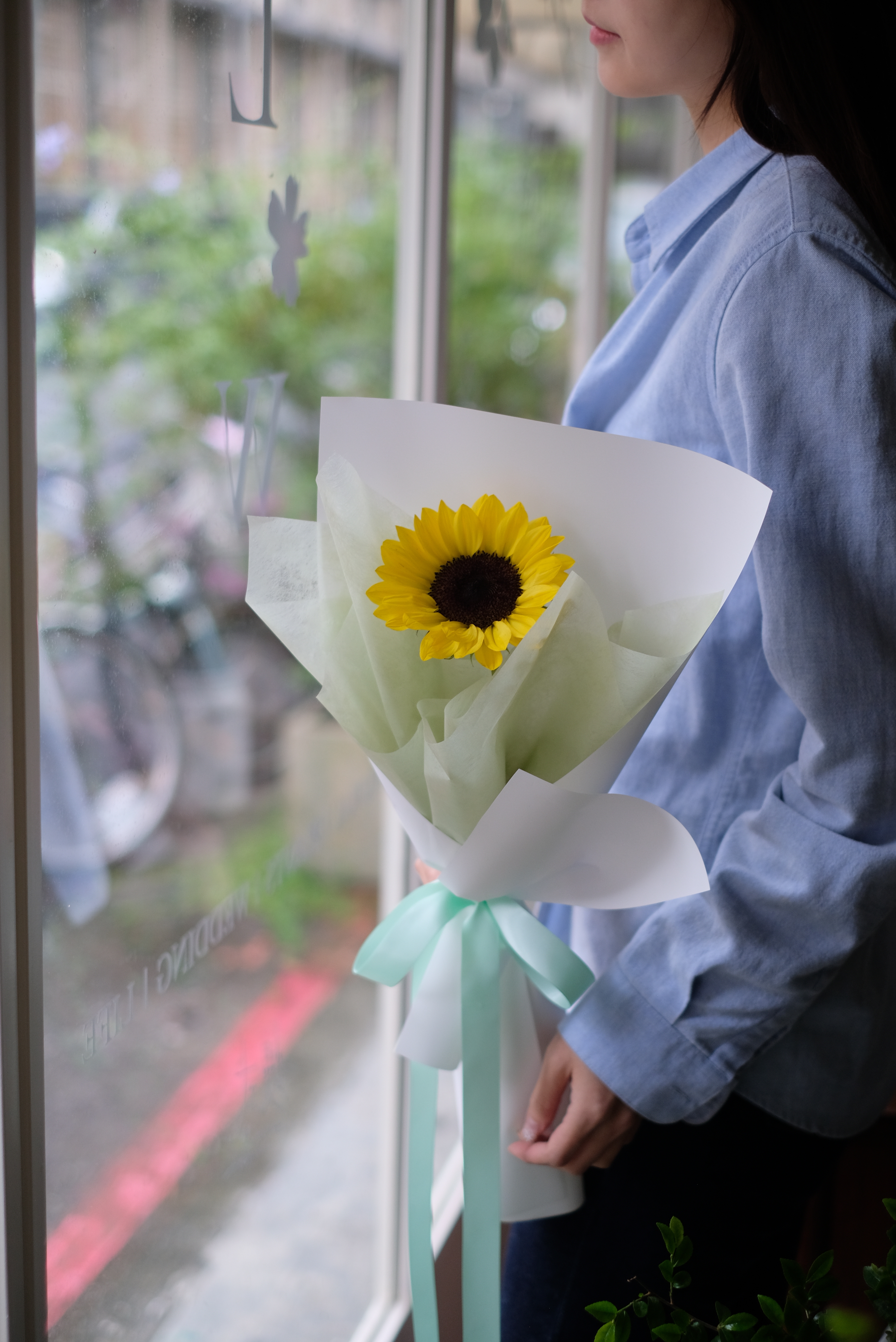 青春燦爛｜單支向日葵畢業花束