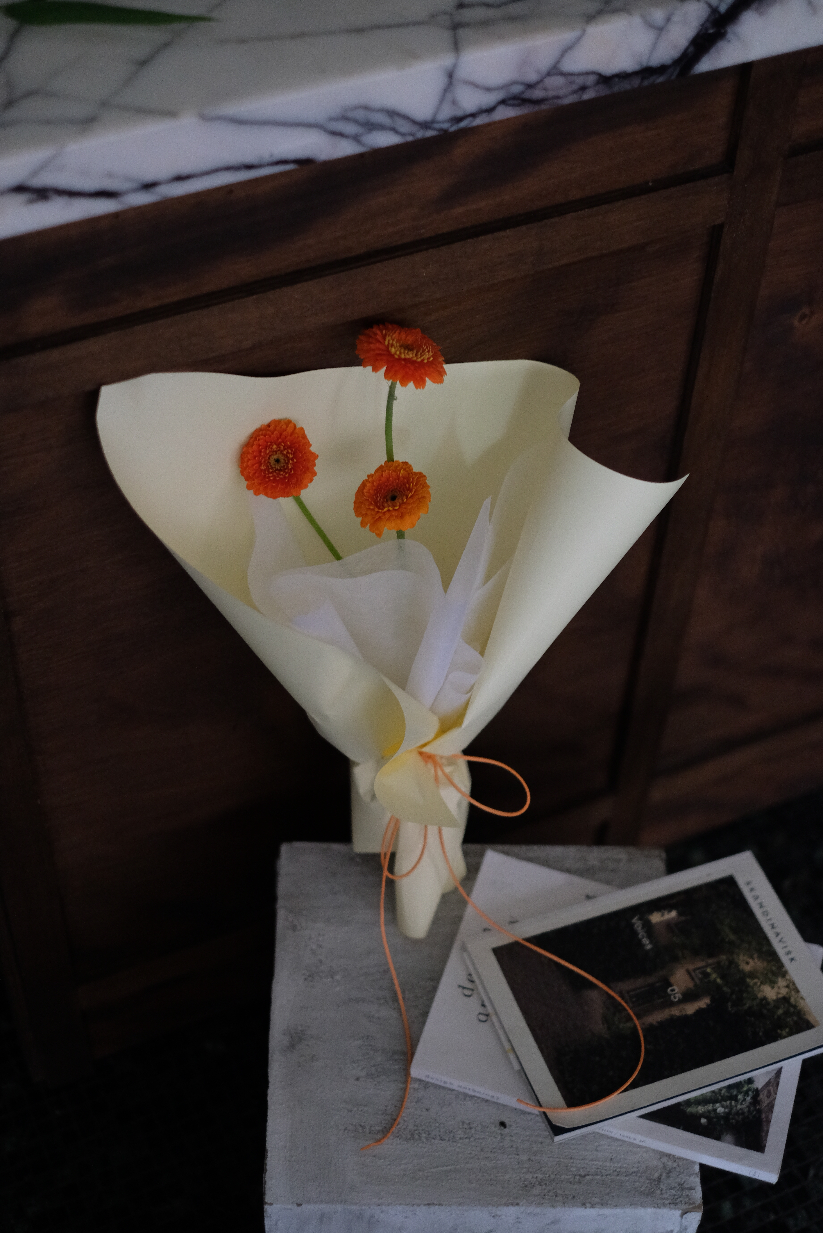 小太陽｜三花畢業花束