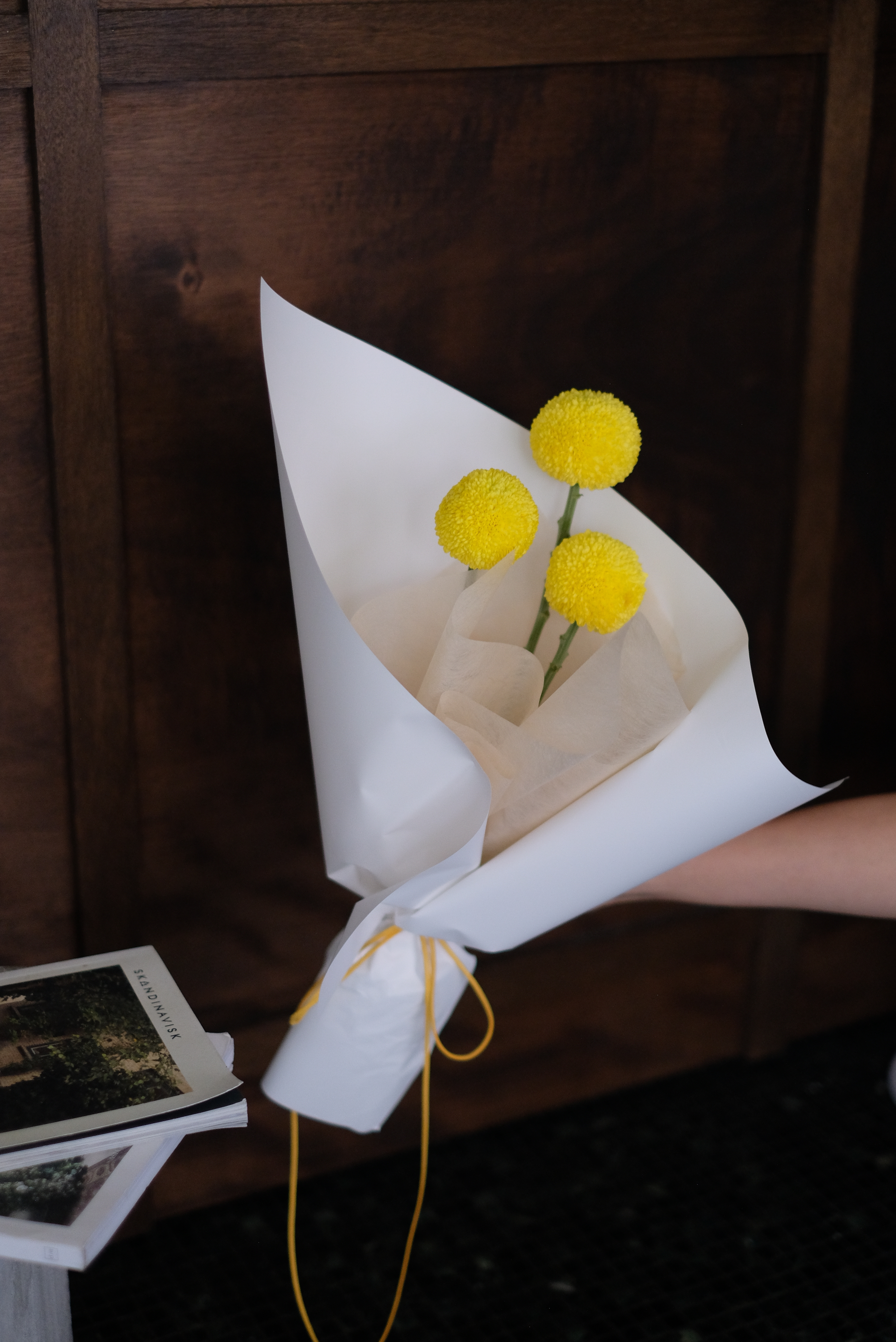 乒乓菊｜三花畢業花束