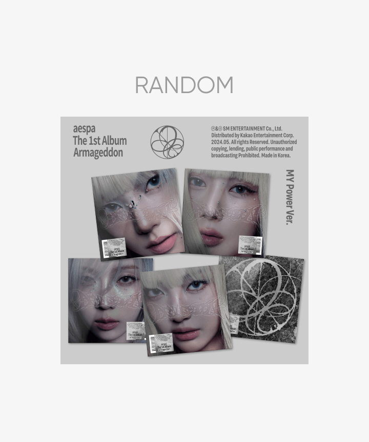 Aespa Armageddon album ( My Power Ver) 隨機封面